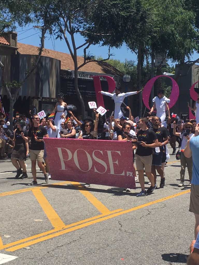 Pose float pride parade